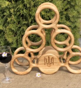 Підставка Для Пляшок Із Українською Символікою