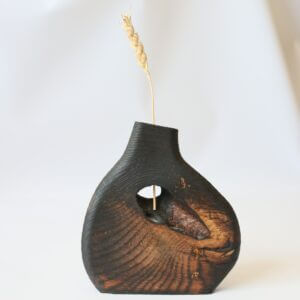 Ваза Для Сухоцвіття Чорна №1422