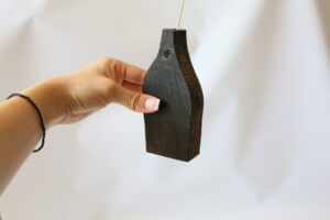 Ваза Для Сухоцвіття Чорна №1622