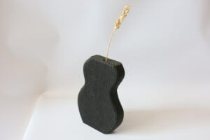 Ваза Для Сухоцвіття Чорна  №2923