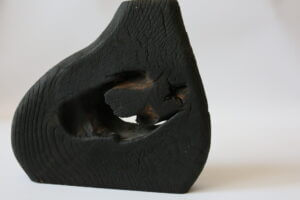 Ваза Для Сухоцвіття Чорна  №3322