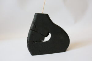 Ваза Для Сухоцвіття Чорна  №3322