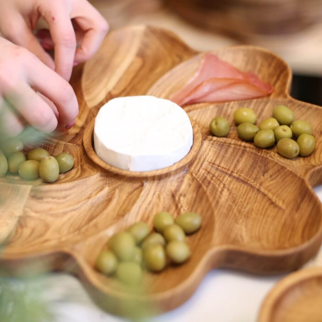 Менажниця "Анемона" Тарілка для подачі закусок 35 см для подачі Закусок