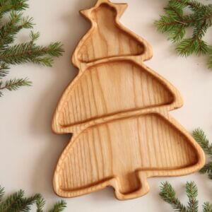 Новорічна Менажниця "Ялинка" Для Подачі Мандаринок 28*21 см