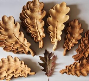 Менажниця "Дубовий Лист" Для Подачі Закусок