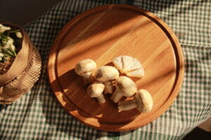 Дошка Кругла Для Подачі Піци із Канавкою По Колу