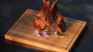 Дошка "Житня"Дубова Кухонна Для Нарізання та Подачі 35*25 см