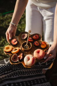 Менажниця "Анемона" Тарілка для подачі закусок 35 см для подачі Закусок