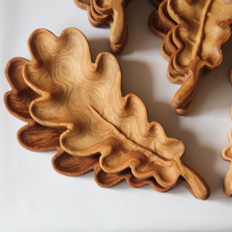 Менажниця "Дубовий Лист" Для Подачі Закусок