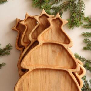 Новорічна Менажниця "Ялинка" Для Подачі Мандаринок 28*21 см