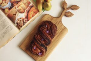 Обробна Дубова Дошка "Листочки" для нарізання