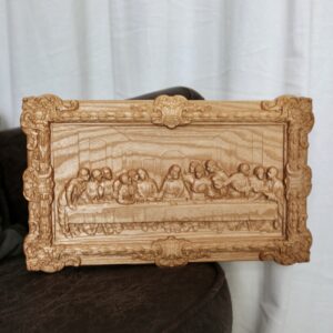 Дерев’яна ікона "Таємна вечеря" 38*23 см Ясен