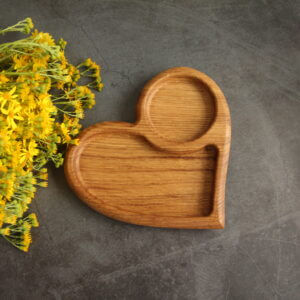 Менажниця Тарілка "Серце" для Чашечки Кави 18*19 см