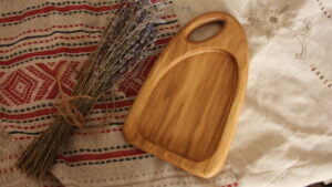 Дошка "Бочка 01" Кухонна  Для Подачі 25*17 см