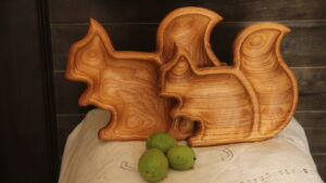 Менажниця "Білочка" Дитяча Тарілка Для Смаколиків