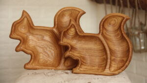 Менажниця "Білочка" Дитяча Тарілка Для Смаколиків