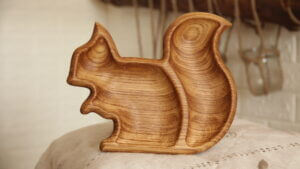 Менажниця "Білочка" Дитяча Тарілка Для Смаколиків