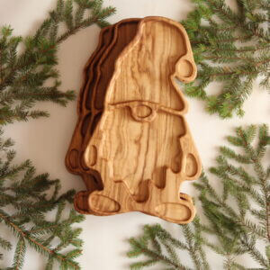 Новорічна Менажниця "Гном" Для Подачі Різдвяних Мандаринок