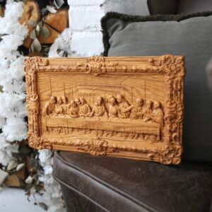 Дерев’яна Ікона "Таємна вечеря" 41*25 см Дуб