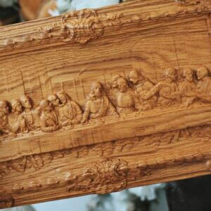 Дерев’яна Ікона "Таємна вечеря" 41*25 см Дуб