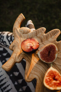 Менажниця  "Лист із Жолудем" Для Подачі Закусок 40*24 см