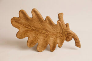 Менажниця  "Лист із Жолудем" Для Подачі Закусок 40*24 см