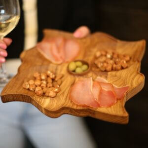 Менажниця - Тарілка "Чотирилист" 27 см Для Подачі Закусок