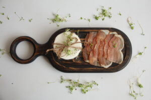 Дошка "Пампушка" Дубова Кухонна Для подачі 40*15 см