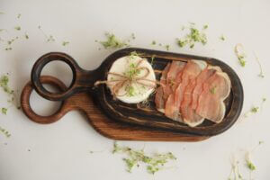 Дошка "Пампушка" Дубова Кухонна Для подачі 40*15 см