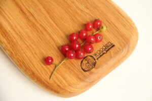 Дошка Обробна "Овалик" Дубова Для Нарізання