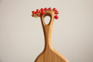 Дошка Обробна "Овалик" Дубова Для Нарізання