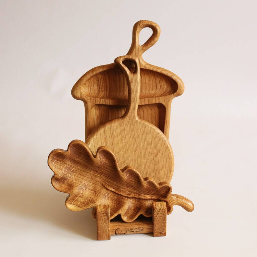 Кухонний Набір Дубових Дошок "Лісовик"