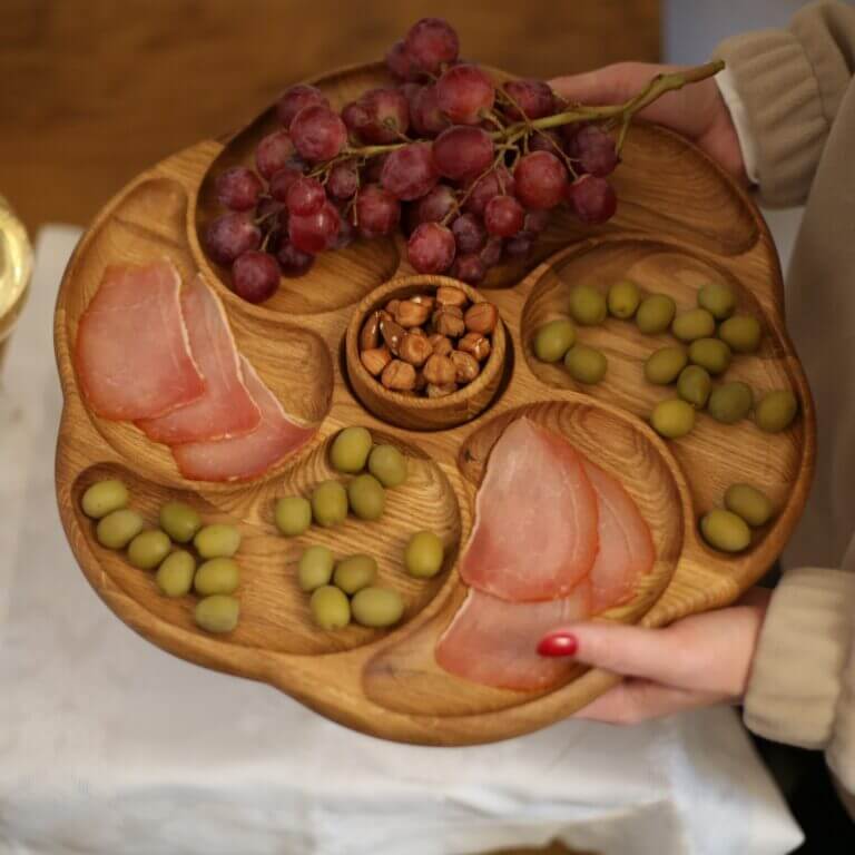 Менажниця "Орхідея" 35 см для подачі Закусок