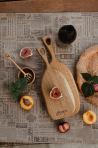 Дошка Обробна "Овалик" Дубова Для Нарізання