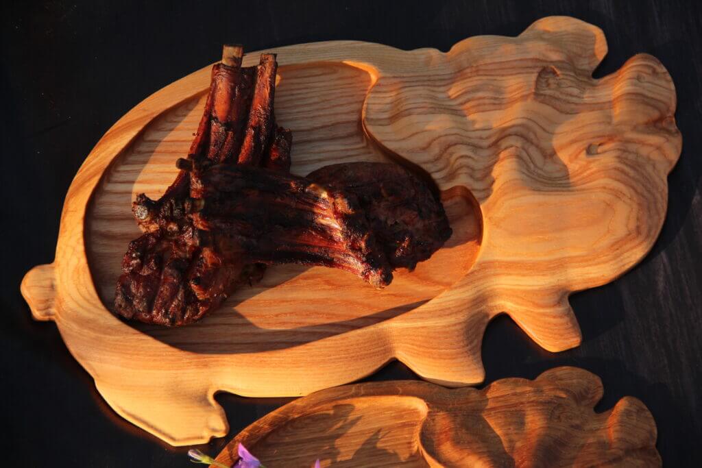 Дошка "Порося" Для Подачі Стейку, Ковбасок