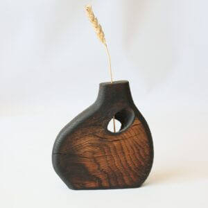 Ваза Для Сухоцвіття Чорна №1422