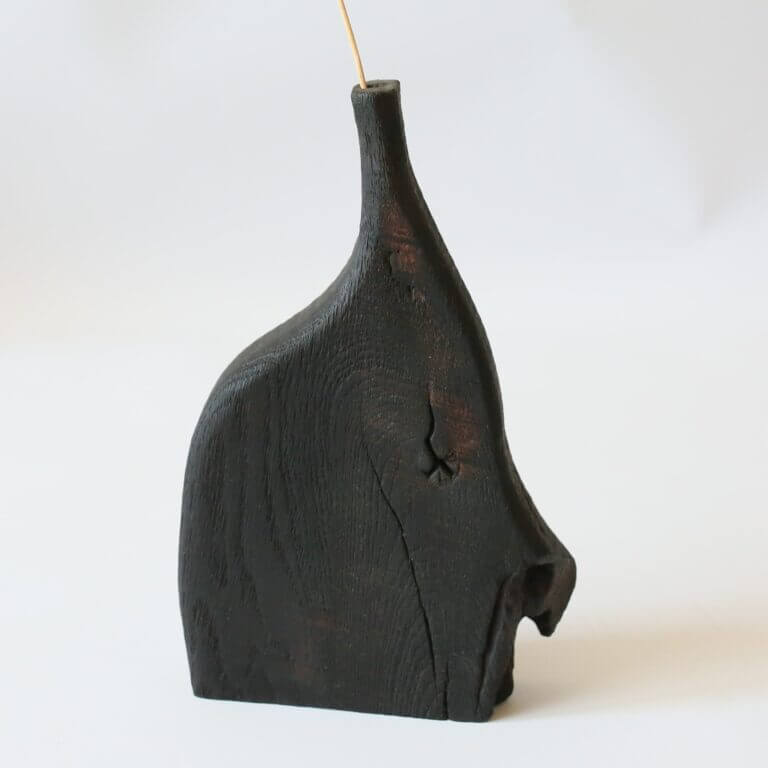 Ваза Для Сухоцвіття Чорна №2822