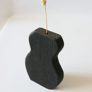 Ваза Для Сухоцвіття Чорна  №2923