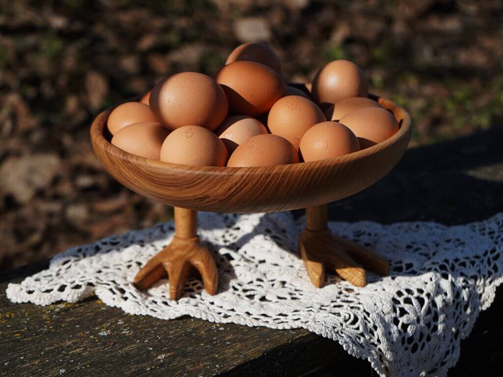 Великодня Підставка "Курочка - Ципочка" для яєць на курячих ніжках