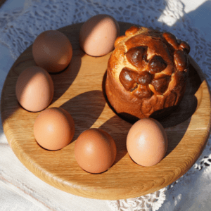 Великодня Підставка "Палітра" на 6 Яєць та Паску