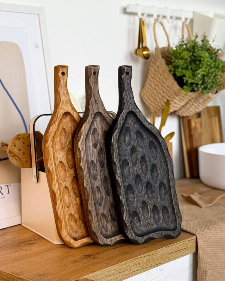 Дошка "Запорізька" Для Подачі Соковитого Стейку або Брускетів 38*15 см